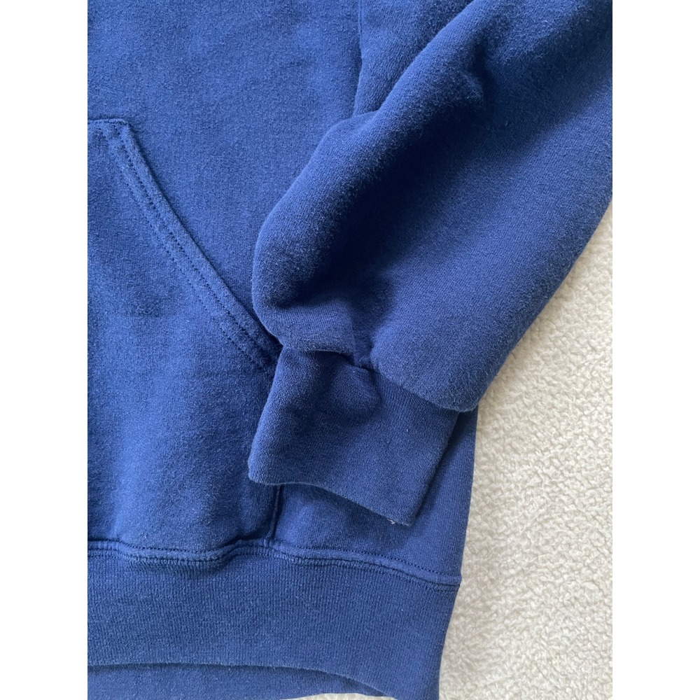 The Greenbrier Resort WV Mens Large Hoodie Blue Embroidered Fleece Sweatshirt - Picture 9 of 12